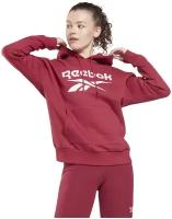 Худи Reebok RI BL Fleece Hoody GV3287 женская, цвет бордовый, размер XS