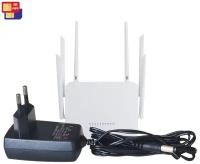 2х диапазонный 4G-lte WiFi роутер (2,4 и 5,8) с СИМ картой HD-ком Мод: AC1200/4G (K84977RG4) и 4G-lte модемом - Wi-Fi 3G/4G/LTE модемы для интернета