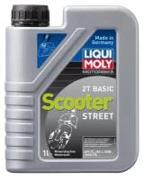 Моторное масло 2-х тактное Liqui Moly Motorrad Scooter 2T Basic минеральное 1 л