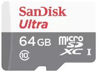 Карта памяти microSDXC Sandisk, 64Gb, Class 10