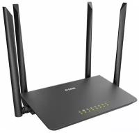 Wi-Fi роутер D-Link DIR-820/RU/A1A, AC1200, черный