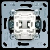 Переключатель универсальный 1-клавишный (проходной). Механизм. 10A 250V | код 506U | JUNG ( 1шт. )