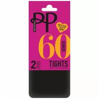 Колготки Pretty Polly, 60 den, 2 шт., размер S/M, черный