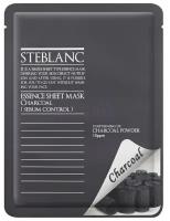 Steblanc Маска абсорбирующая Essence Sheet Mask Charcoal, 20 мл