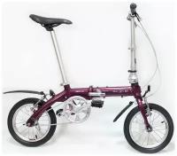 Велосипед скл. Dahon Dove Uno Royal Purple. Крылья, подножка