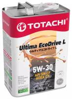 Синтетическое моторное масло TOTACHI Ultima Ecodrive L 5W-30, 4 л, 1 шт