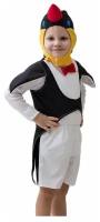 Карнавальный костюм Пингвин с шортами 5-7 лет 122-134см