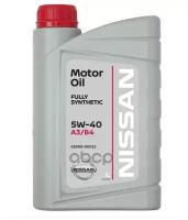 Масло моторное синтетическое NISSAN Motor Oil 5W-40 1л (KE900-90032) KE900-90032R NISSAN KE900-90032R | цена за 1 шт