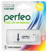 Флэш USB 32Gb Perfeo C07 White