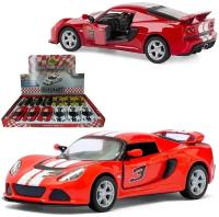 Металлическая машинка Kinsmart 1:32 «2012 Lotus Exige S» инерционная, красная KT5361D-4