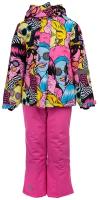Комплект зимний для девочки: куртка, полукомбинезон PlayToday, размер 146, голубой
