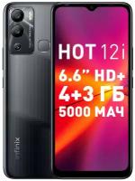 Смартфон Infinix Hot 12i 64Gb 4Gb черный 3G 4G