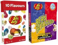 Конфеты Jelly Belly коробка 10 вкусов 35 гр. + Ассорти Bean Boozled 45 гр. (2 шт.)