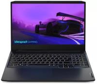 15.6" Ноутбук Lenovo IdeaPad Gaming 3 15IHU6 (82K10191RK) черный - 1920x1080, IPS, Intel Core i5-11320H, ядра: 4 х 3.2 ГГц, 16 ГБ, SSD 512 ГБ, GeForce RTX 3050 Ti для ноутбуков - 4 ГБ, без ОС