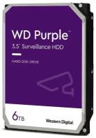 Жесткий диск 3.5 6 Tb 5640 rpm 256 Mb cache Western Digital Purple Surveillance SATA III 6 Gb/s WD63PURZ