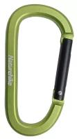 Карабин аксессуарный Naturehike D-Type Multifunctional Hang Buckle Without Lock 8 cm Green