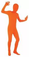 Костюм вторая кожа зентай (человек невидимка) на взрослого цвет оранжевый, XXL