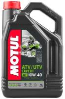 Синтетическое моторное масло Motul ATV-UTV Expert 4T 10W40, 4 л, 1 шт