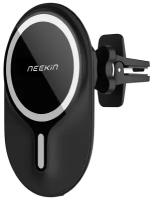 Автодержатель с беспроводной зарядкой Neekin (Nillkin) W2 Magnetic Car Mount with Wireless Charging (Clip), черный