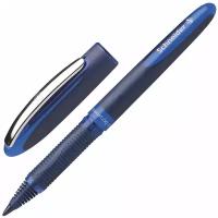 Ручка-роллер SCHNEIDER "One Business", синяя, корпус темно-синий, узел 0,8 мм, линия письма 0,6 мм, 183003