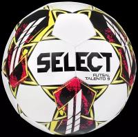 Футзальный мяч Select Futsal Talento 9 v22, 49,5-51,5 см, бело-желтый (TPU, Select Futsal, 49,5-51,5 см, Бело-желтый) 49,5-51,5 см