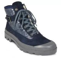 Ботинки El Tempo, зимние, натуральная замша, размер 38, синий