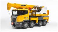 Автокран Bruder Scania R-серии Liebherr со световыми и звуковыми эффектами 03570/03-570