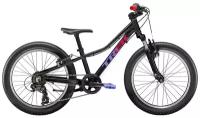 Детский велосипед Trek PreCaliber 20 7sp Girls, год 2022, цвет Черный