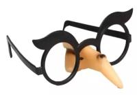 Карнавальные очки Нос ведьмы, 13х13 см