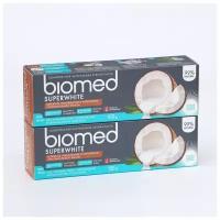 Зубная паста Biomed Superwhite, 100 г, 2 шт. в наборе