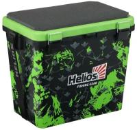 Ящик HELIOS SHARK односекционный салатовый 19 л 2 шт. 39 см 26 см