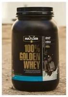 Сывороточный протеин Maxler 100% Golden Whey 908 г. Двойной шоколад