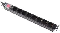 Блок розеток Lanmaster TWT-PDU19-16A8P-1.8 8 розеток 1.8 м черный