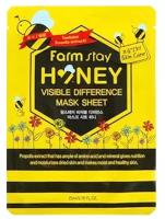 FarmStay Восстанавливающая маска с прополисом FarmStay Visible Difference Mask Sheet Honey, 23 мл
