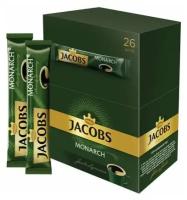 Кофе растворимый порционный JACOBS "Monarch", сублимированный, 1,8 г, пакетик, 8050269