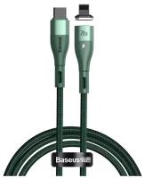 Кабель Baseus Zinc Magnetic Safe Fast Charging Data Cable Type-C to Lightning PD 20W 2m Green (CATLXC-A06)