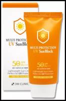 3W Clinic - Солнцезащитный крем SPF50 "Multi protection uv sun block", 70 мл