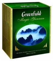 Чай черный Greenfield Magic Yunnan в пакетиках, 100 шт