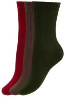 OCAW22SC3KK09 Носки детские (комплект) р. 39-41 цвет зеленый_коричневый_бордовый