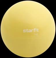 Медбол STARFIT Core GB-703 1 кг, желтый пастель