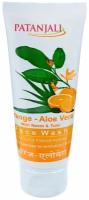 Средство для умывания лица c Апельсином и Алоэ Вера (Face Wash Orange Aloe Vera) Patanjali | Патанджали 60г