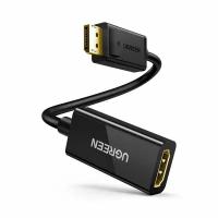 Переходник/адаптер UGreen MM137 DisplayPort - HDMI (70694), 0.25 м, черный