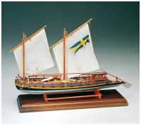 Набор для постройки модели канонерской лодки CANNINIERA SVEDESE. Масштаб 1:60 Набор для постройки модели корабля CANNINIERA SVEDESE