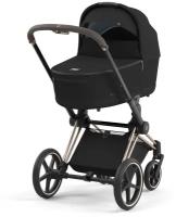 Универсальная коляска Cybex Priam IV 2 в 1, deep black/rose gold, цвет шасси: Rosegold