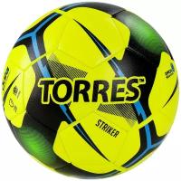 Мяч футзал. "TORRES Futsal Striker" арт.FS321014, р.4, 30 панели. TPU, 3 подкл. слоя, желтый 7145384