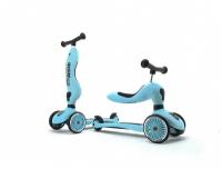 Детский трехколесный самокат с сиденьем Scoot&Ride HighwayKick 1 (Seat), Голубика, 1643755