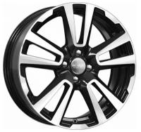 Колесный диск Кик КС874 6.5x17/4x100 D60.1 ET41 алмаз чёрный