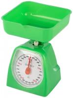 Весы кухонные механические ENERGY EN-406МК, зелёные (0-5 кг) квадратные