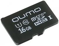 Карта памяти Qumo MicroSDHC 16Gb Сlass 10 UHS-I (QM16GMICSDHC10U1NA)