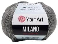 Пряжа YarnArt Milano, 8 % альпака, 64 % акрил, 8 % вискоза, 50 г, 130 м, 1 шт., 868 130 м